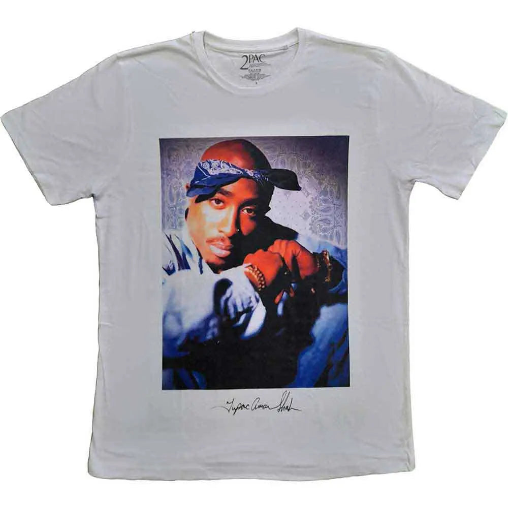 2Pac Shirt Blue Bandana - Ireland Vinyl