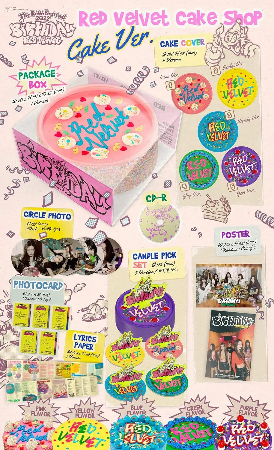 Red Velvet Reve Festival 2022 Birthday - Zhivago Gifts