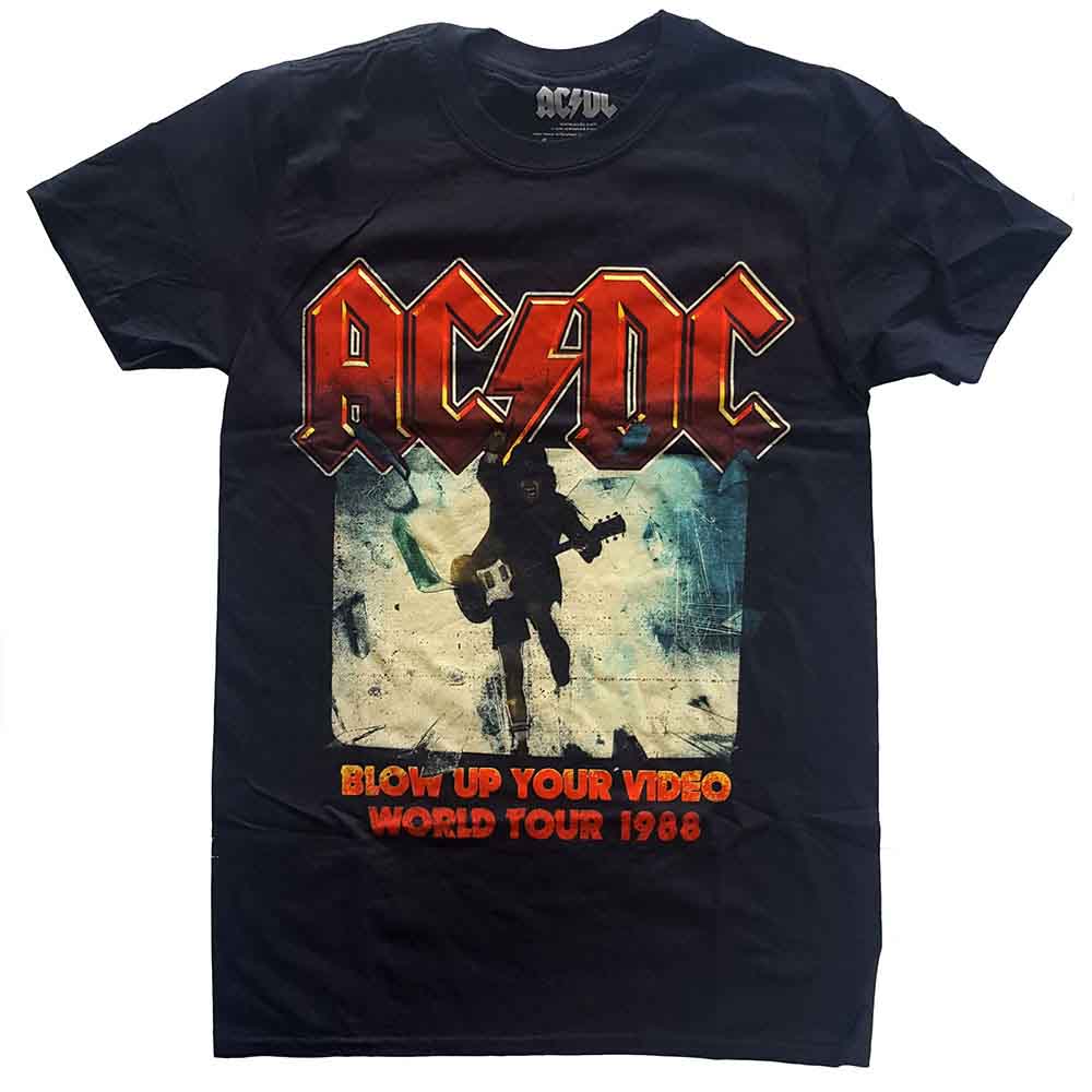 AC DC T-Shirt Blow Up Your Video Ireland Vinyl