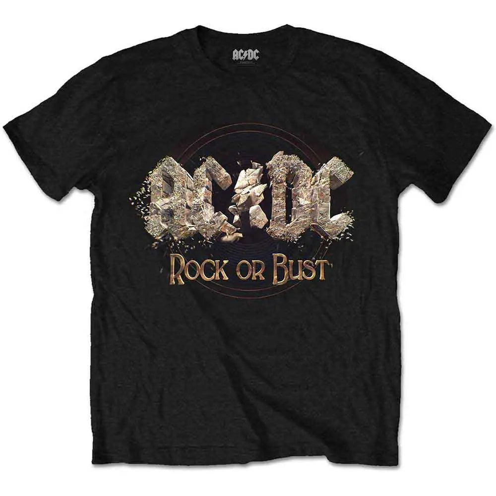 AC/DC T-Shirt Rock or Bust Ireland Vinyl