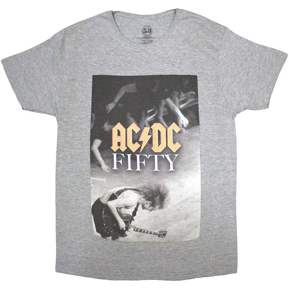 AC/DC T-Shirt: Angus Stage (Grey)