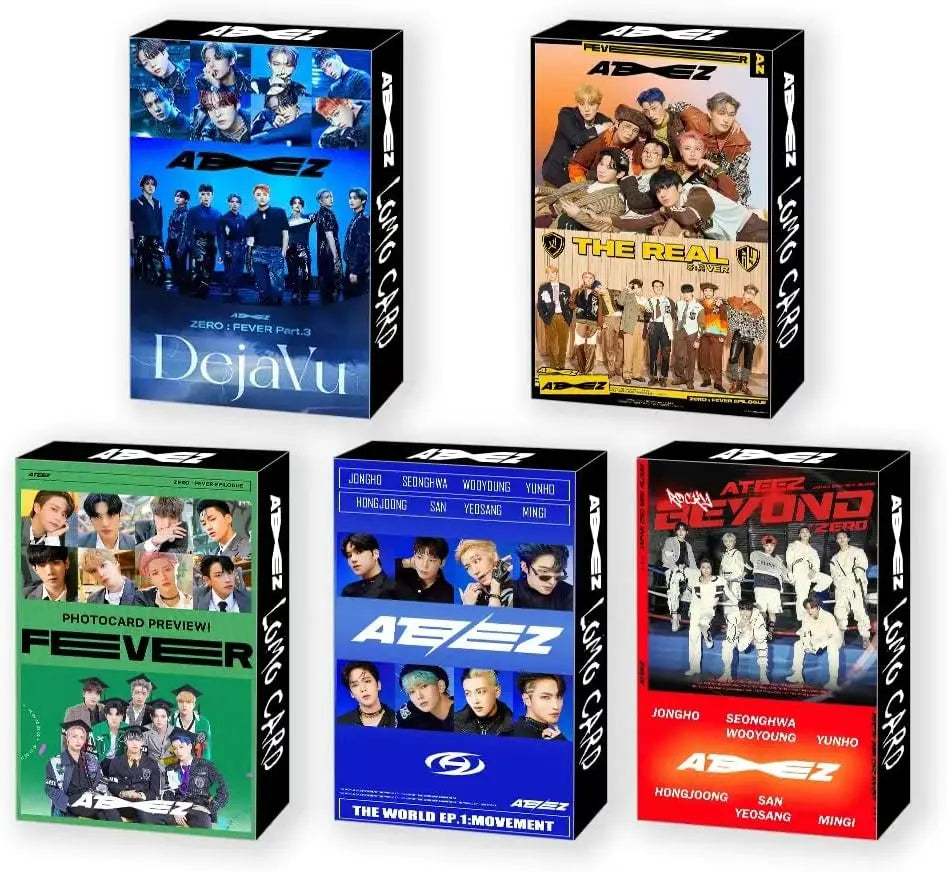 ATEEZ Photocards - Pack of 30 - Zhivago Gifts - Ireland K-Pop