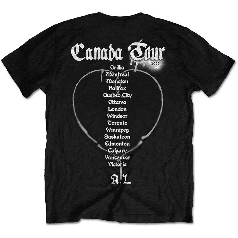Avril Lavigne T-Shirt Love Sux (Back Print) - Zhivago Gifts