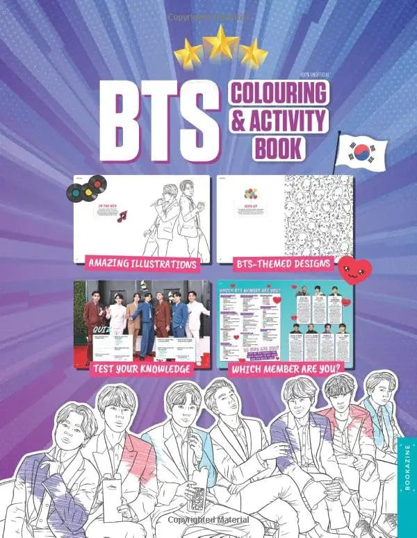BTS Colouring & Activity Book Zhivago Gifts