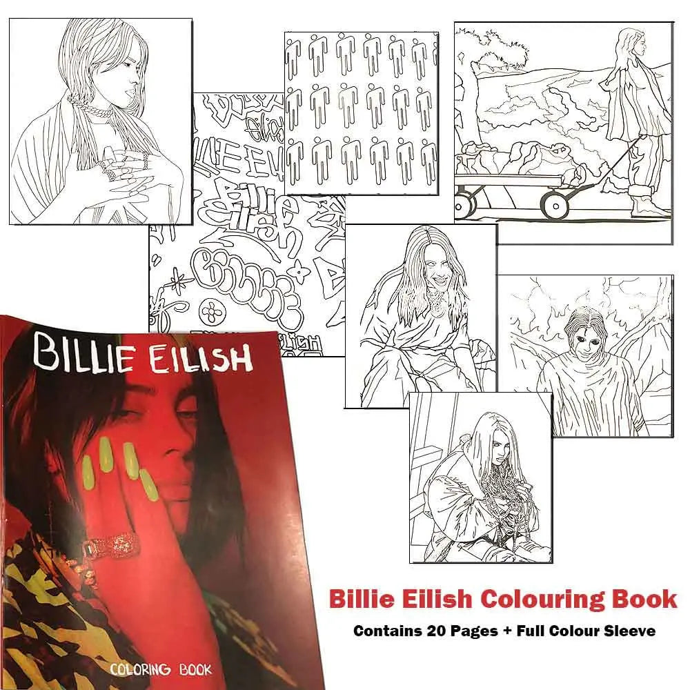 Billie Eilish Colouring Book - Ireland Vinyl