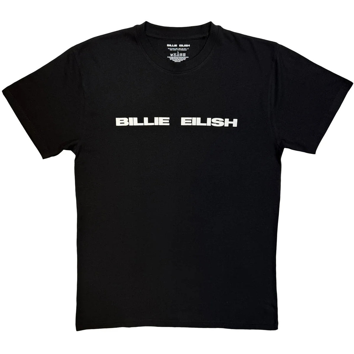 Billie Eilish Shirt - Text Logo Mono