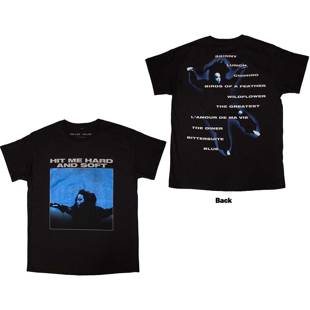 Billie Eilish Shirt Hit Me Hard And Soft Tracklist (Back Print)
