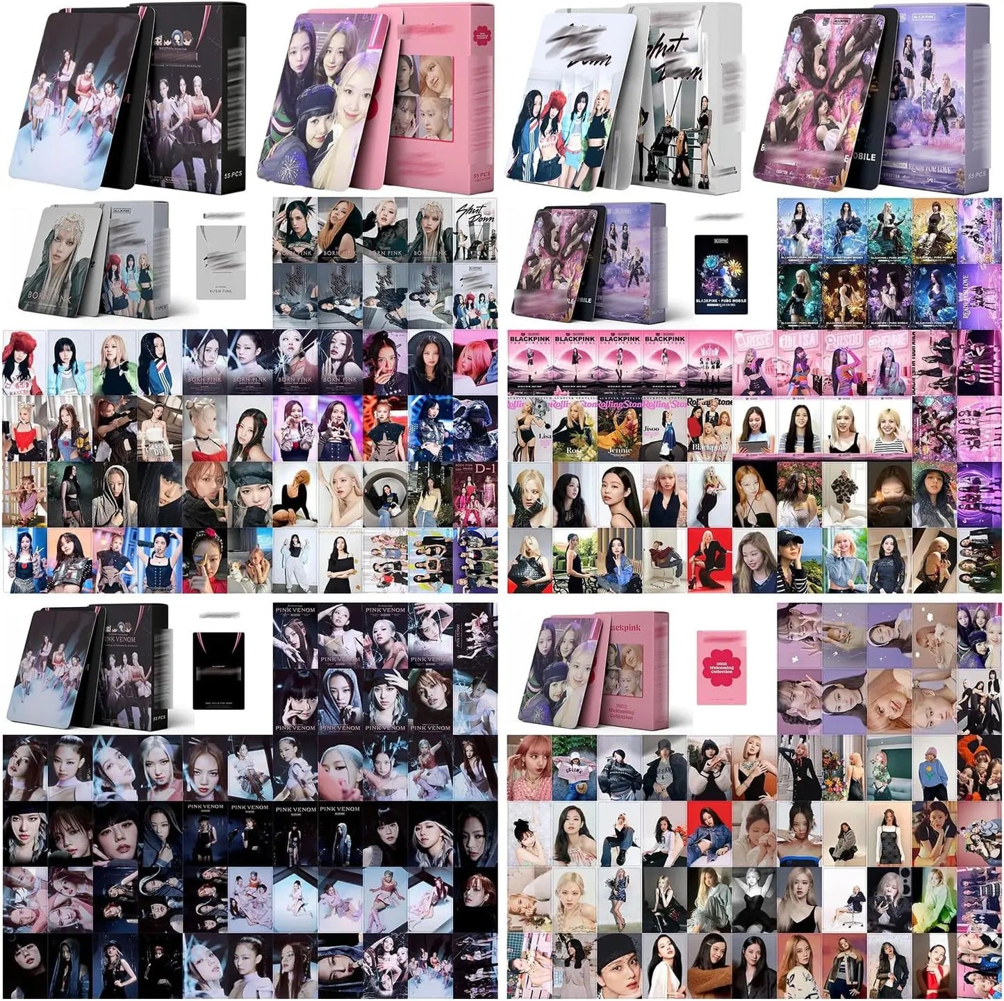 BlackPink Photocards - Pack of 55 Zhivago Gifts