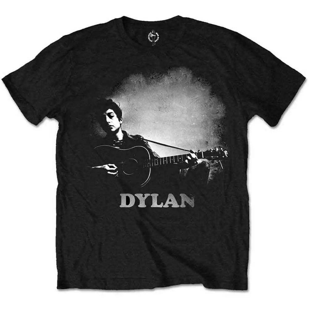 Bob Dylan Shirt Guitar & Logo - Ireland Vinyl