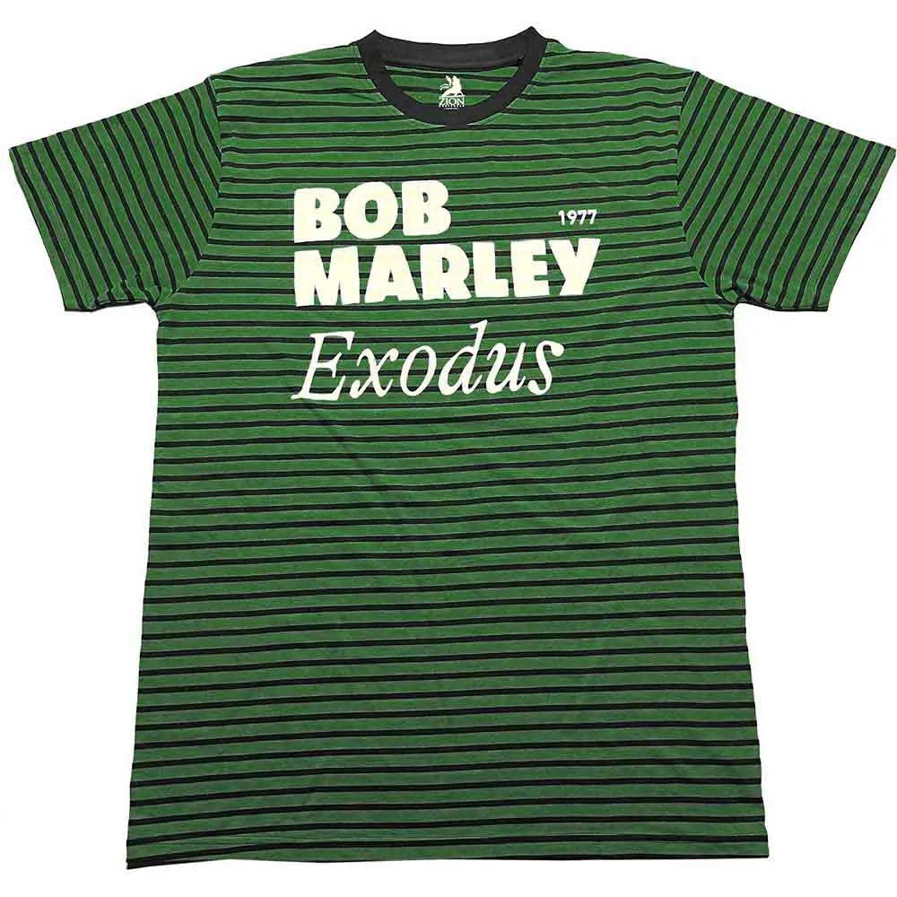 Bob Marley Shirt Exodus (Black & Green) Ireland Vinyl