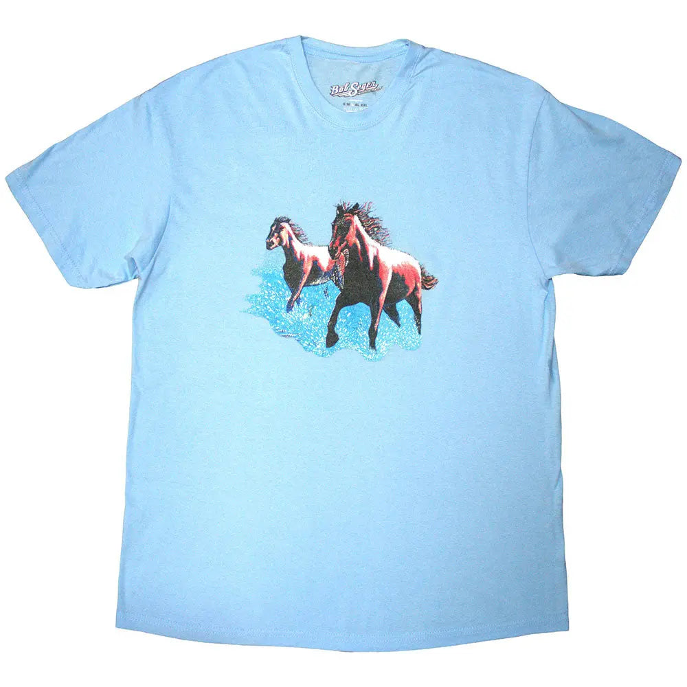 Bob Seger Shirt Horses (Light Blue) Ireland Vinyl