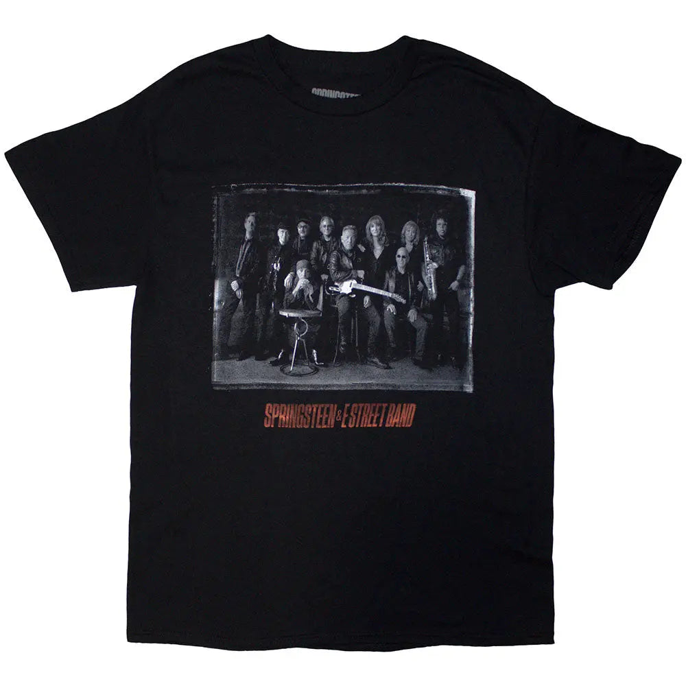 Bruce Springsteen Shirt: Tour '24 E-Street Photo (Back Print) - Ireland Vinyl