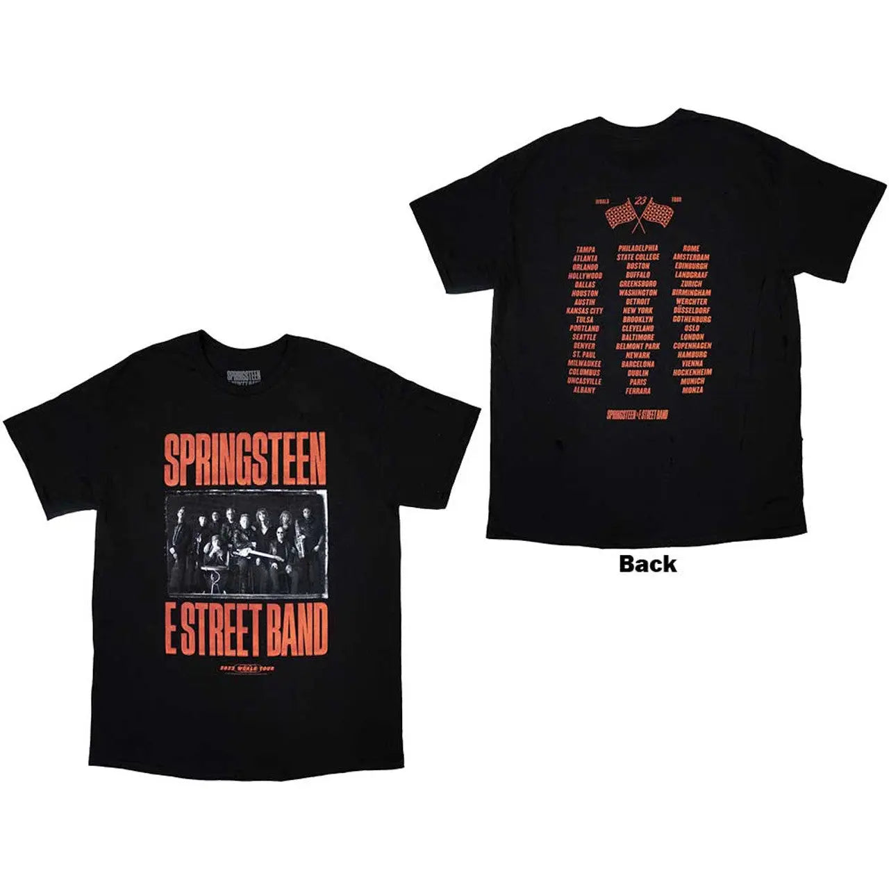Bruce Springsteen Shirt Tour '23 Band Photo Ireland Vinyl