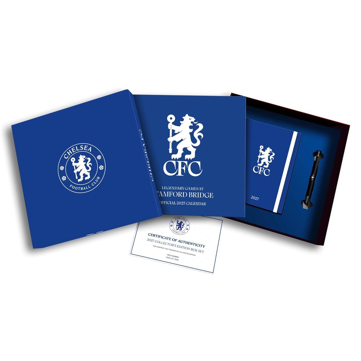 Chelsea FC 2027 Calendar & Diary Gift Box