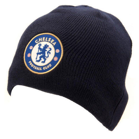 Chelsea FC Beanie Navy - Zhivago Gifts
