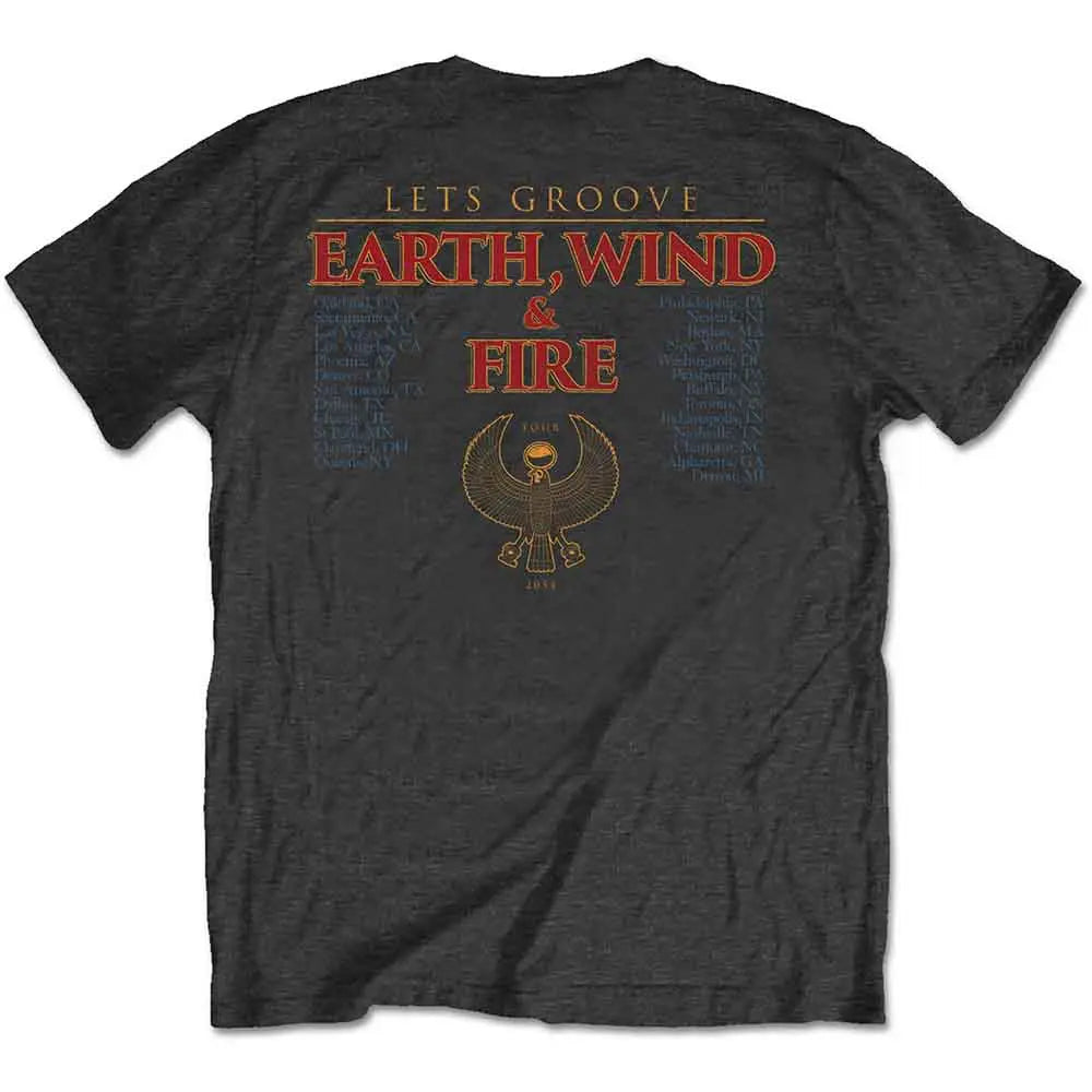 Earth Wind & Fire T-Shirt: Let's Groove (Back Print) Ireland Vinyl