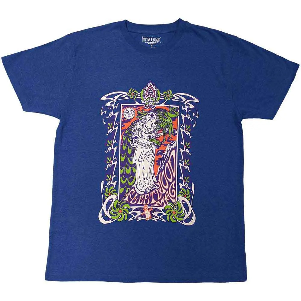 Fleetwood Mac Shirt Lady Lyre (Blue) - Ireland Vinyl