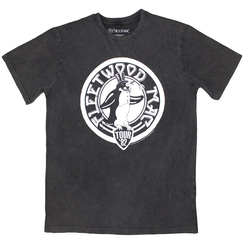 Fleetwood Mac Stone Wash Shirt Tour '82 Penguin - Ireland Vinyl