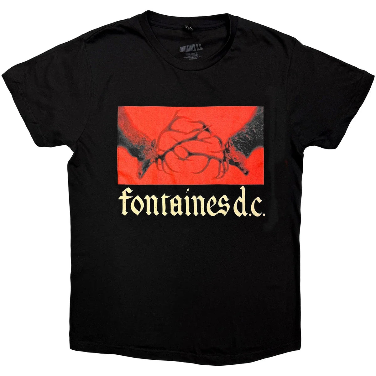 Fontaines D.C. T-Shirt: STAGS (Black)