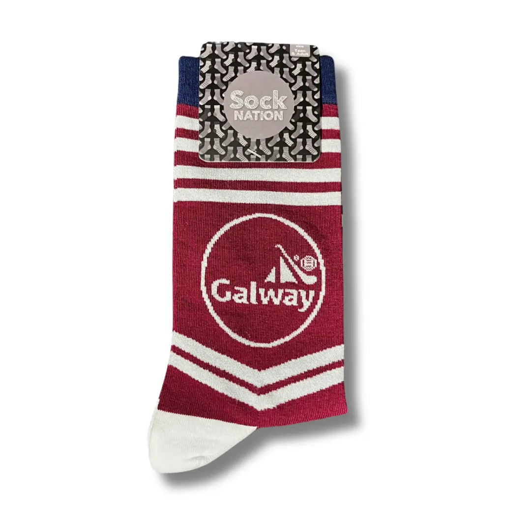 Galway Maroon Socks Zhivago Gifts
