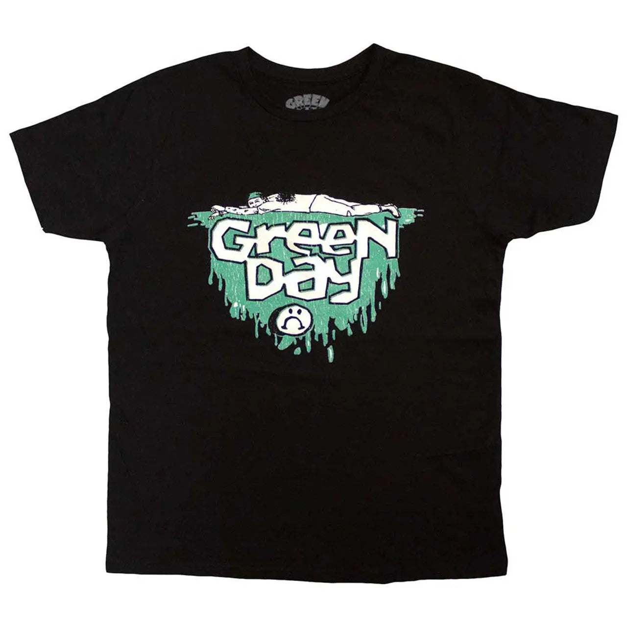 Green Day Shirt: Sad Face Ireland Vinyl