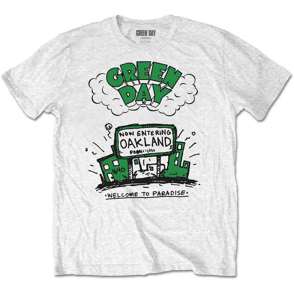 Green Day Shirt - Welcome to Paradise Shirts