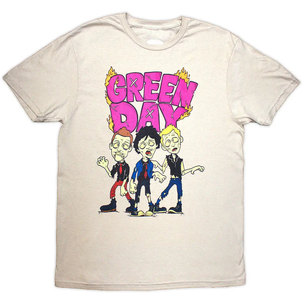 Green Day Shirt Walking Zombies Ireland Vinyl