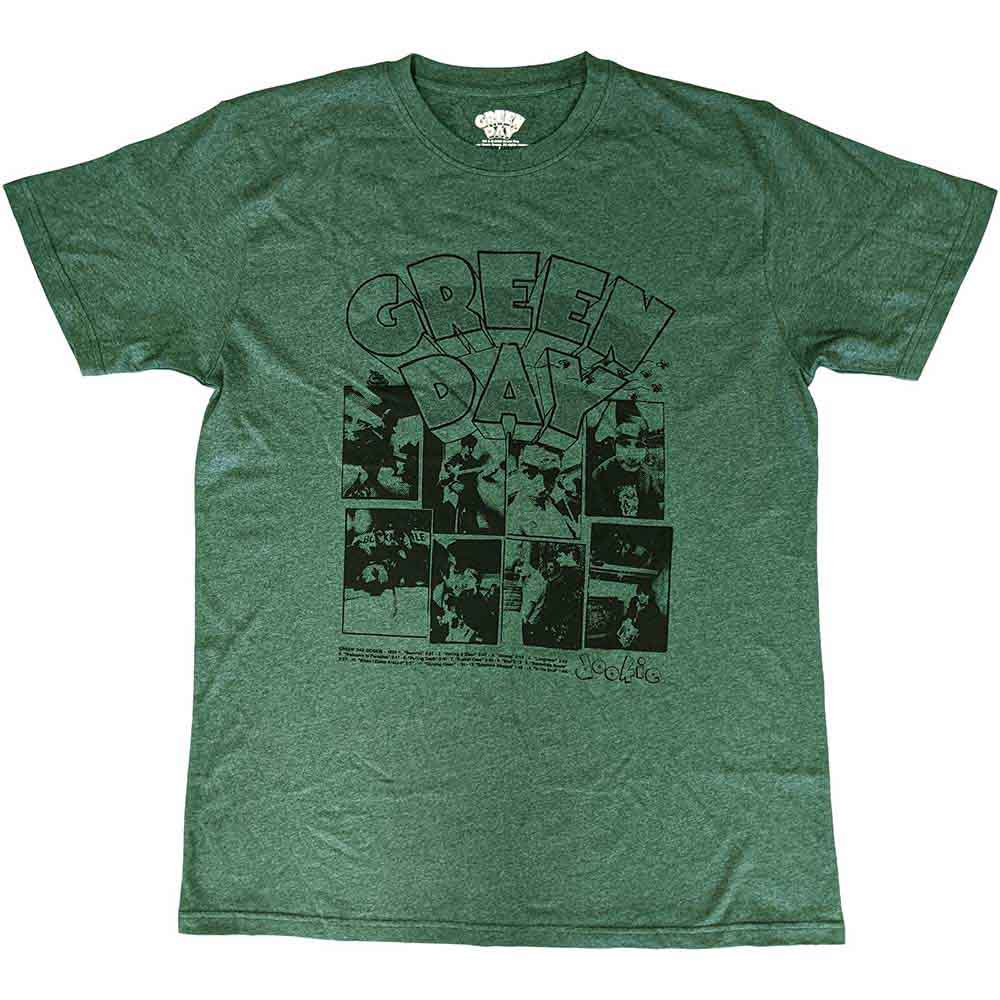 Green Day T-Shirt Dookie Frames Ireland Vinyl