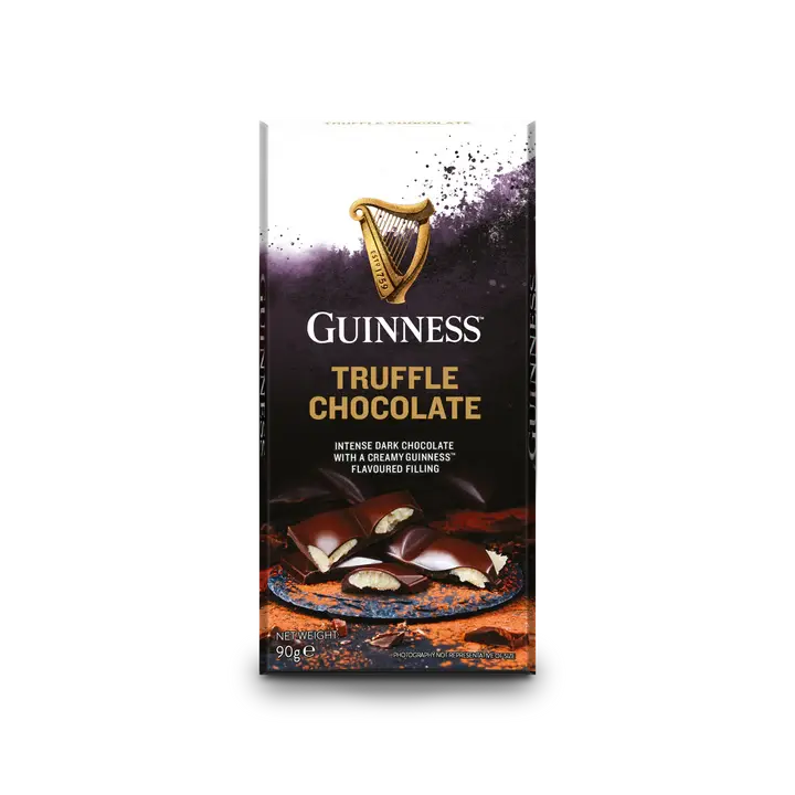 Guinness Chocolate Truffle Bar 90g Zhivago Gifts