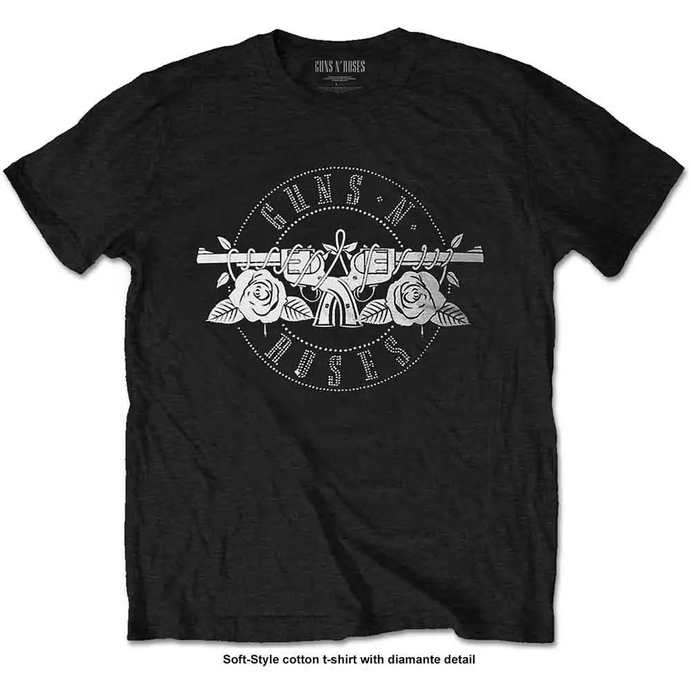 Guns N' Roses T-Shirt Circle Logo (Embellished)