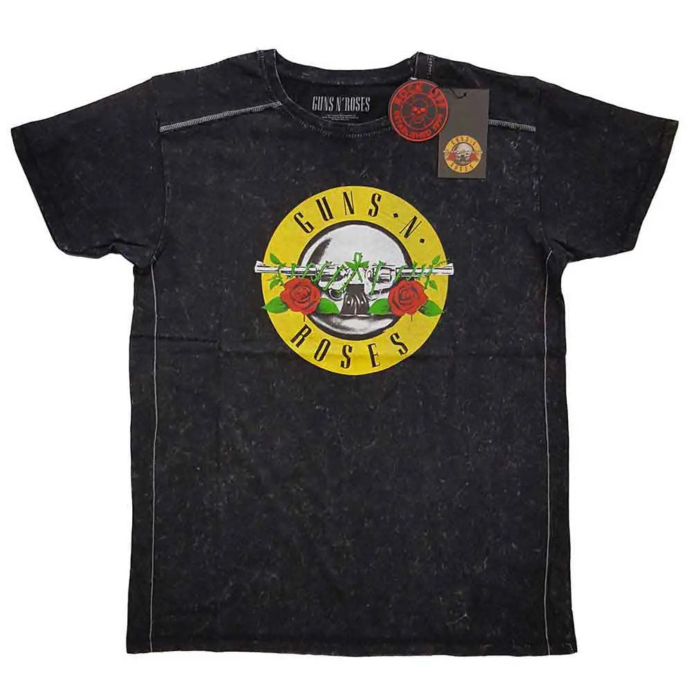 Guns N' Roses Wash Shirt Classic Logo - Ireland Vinyl
