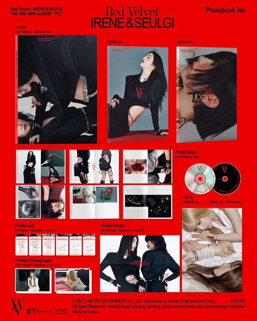 Irene Seulgi Tilt Photobook (Red Velvet) Zhivago Gifts