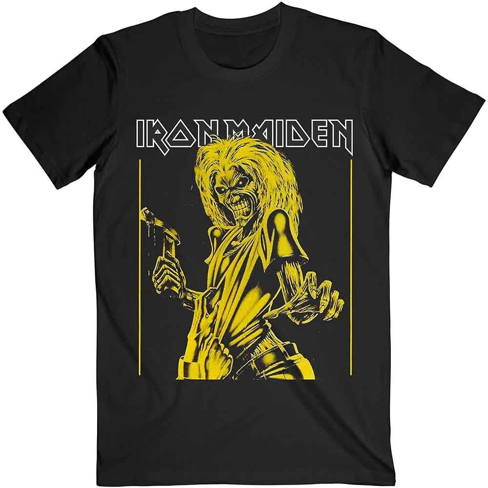 Iron Maiden Shirt - Yellow Eddie Shirts