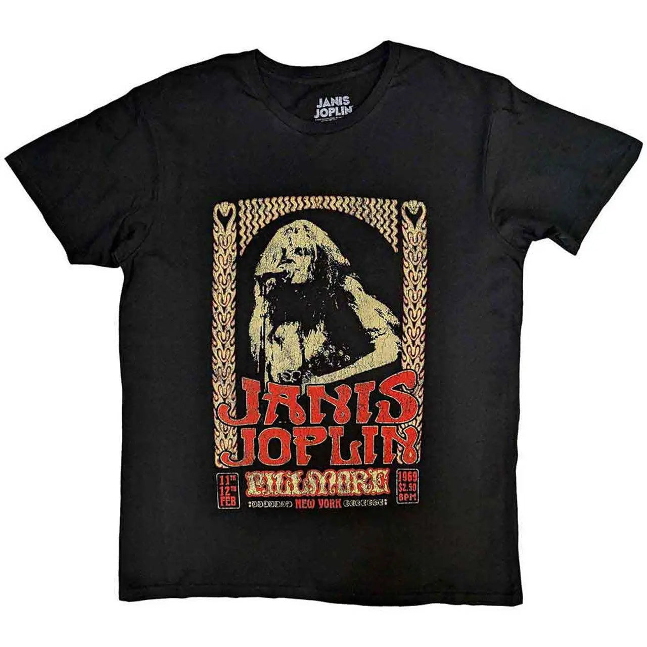 Janis Joplin Shirt: Vintage Poster Ireland Vinyl
