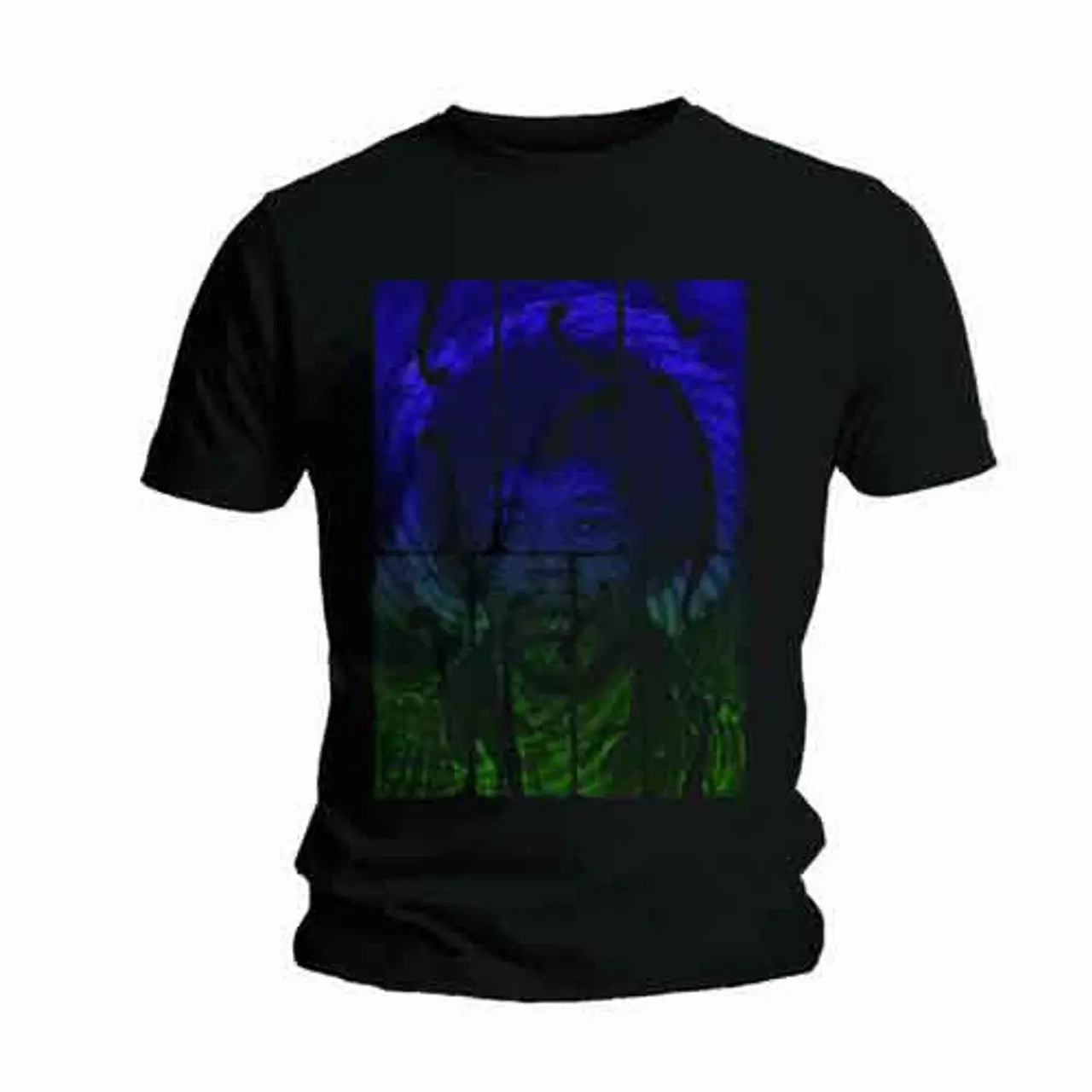 Jimi Hendrix Shirt: Swirly Text Ireland Vinyl