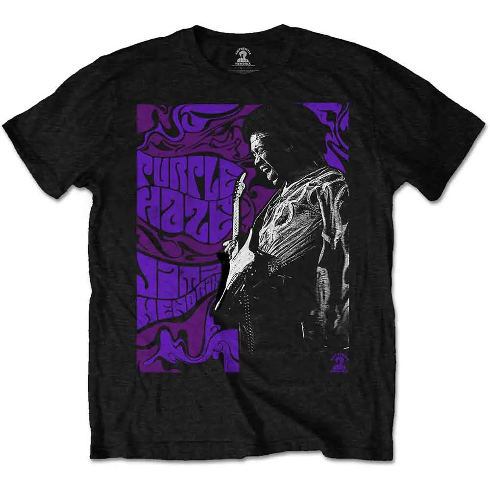 Jimi Hendrix T-Shirt Purple Haze Ireland Vinyl