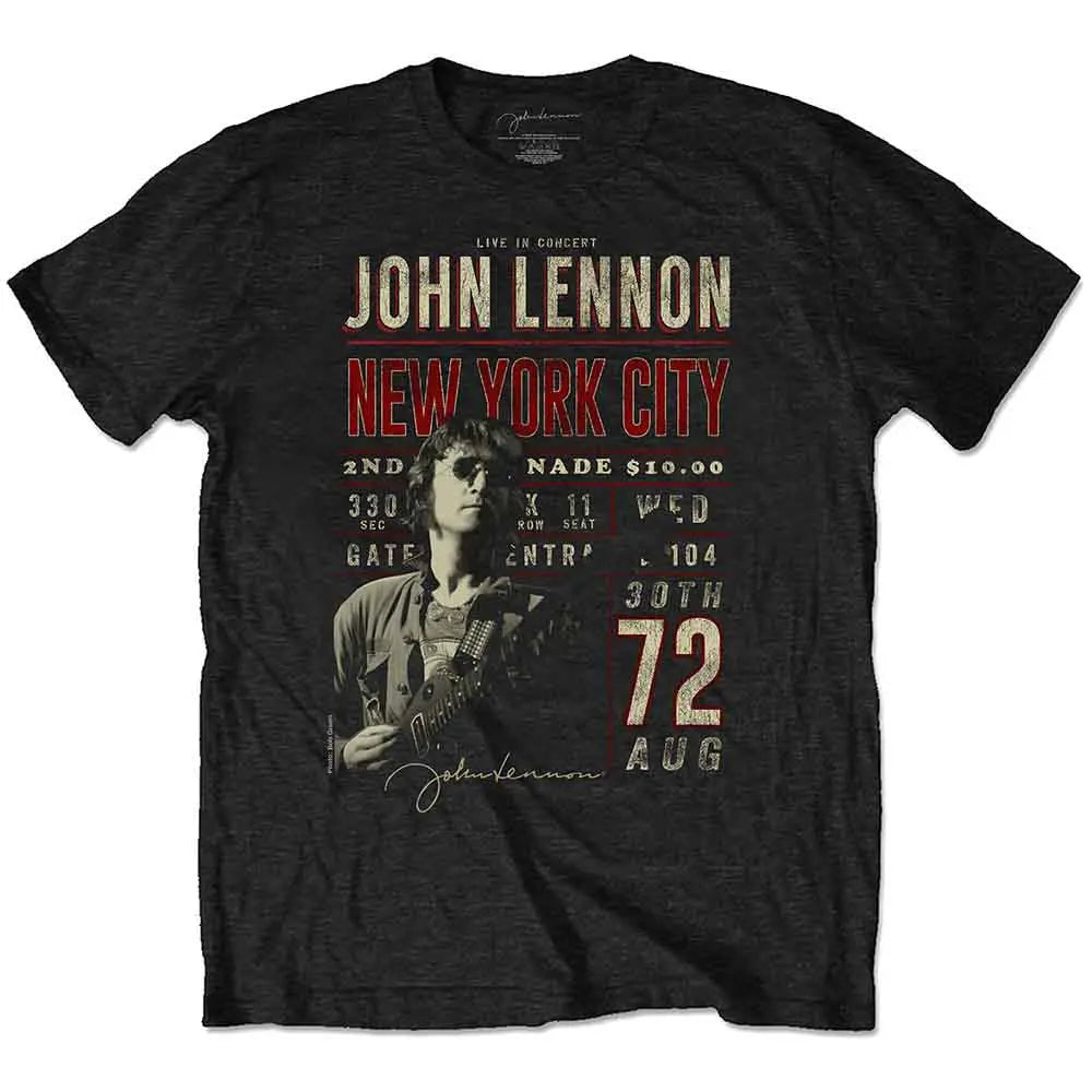 John Lennon T-Shirt New York City '72 (Eco-Friendly) Ireland Vinyl