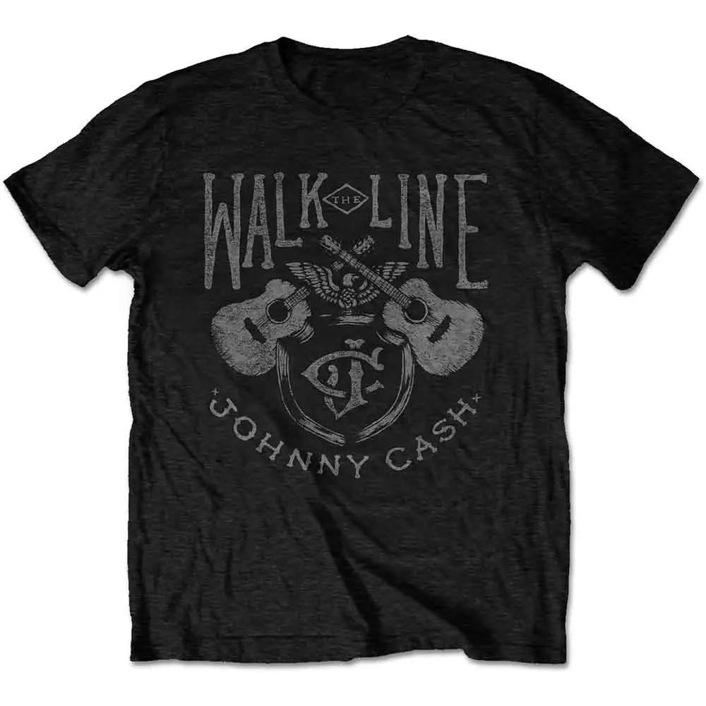 Johnny Cash T-Shirt Walk The Line Ireland Vinyl