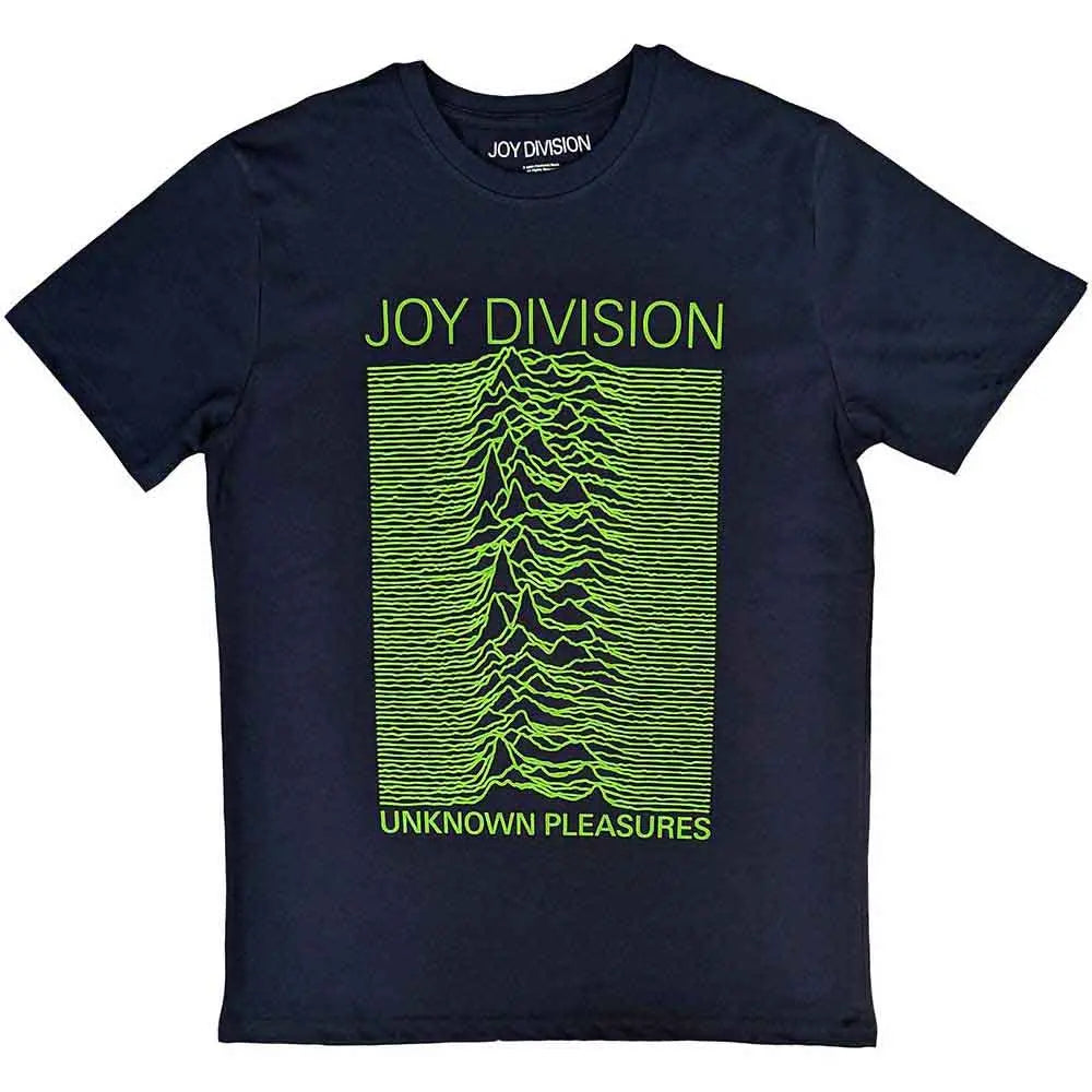Joy Division Shirt Unknown Pleasures (NAVY) Ireland Vinyl