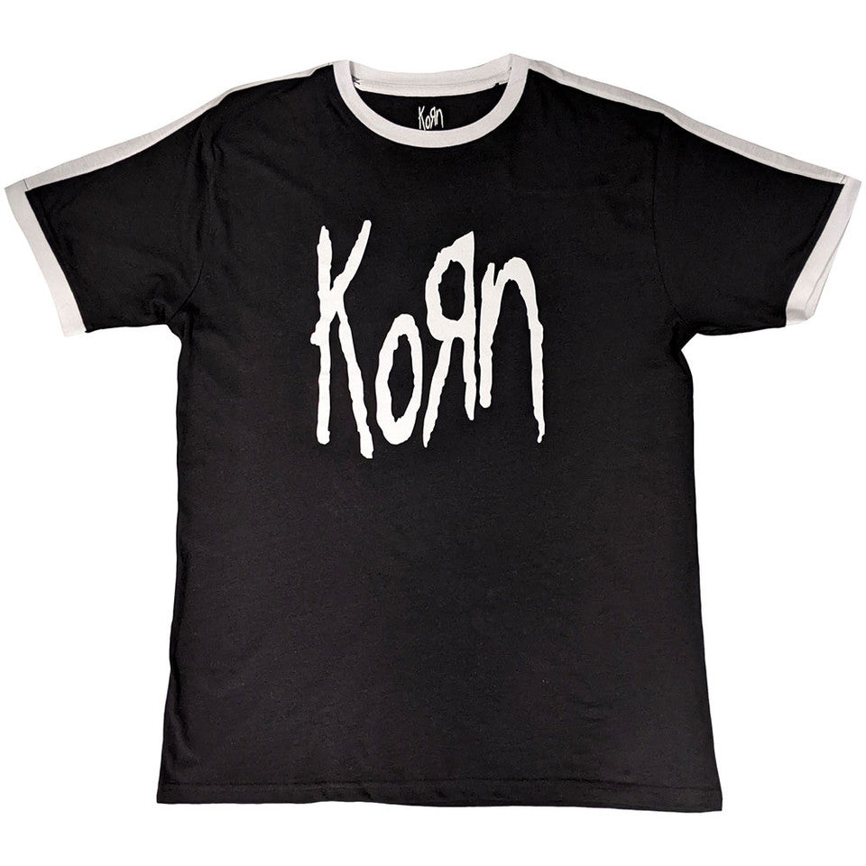 Korn Ringer Shirt - Logo (Black) Shirts