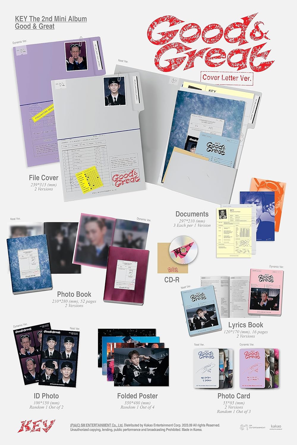 Key (Shinee) Good & Great (Paper) - Zhivago Gifts