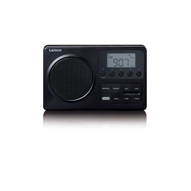 LENCO Compact Portable FM Radio