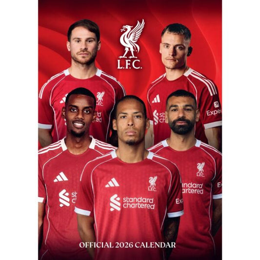 Liverpool FC A3 Calendar 2026