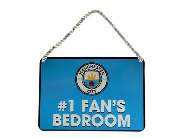 Man City No 1 Fan Bedroom Sign