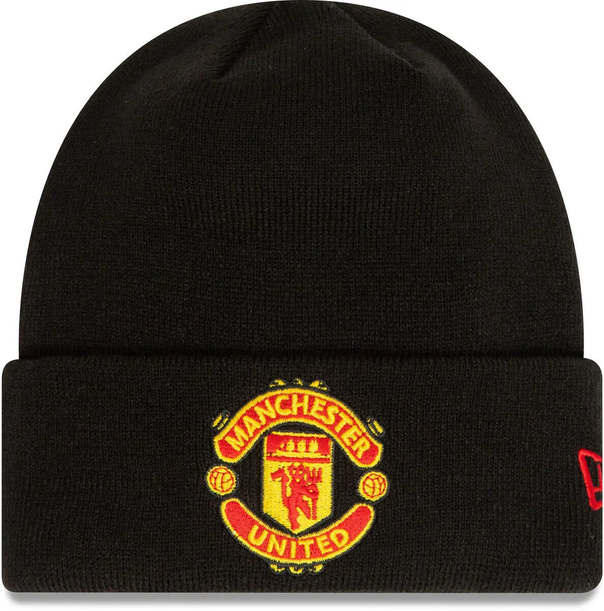 Man Utd New Era Turn Up Beanie (Black) Zhivago Gifts