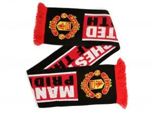 Man Utd Pride Of The North Jacquard Knit Scar Zhivago Gifts
