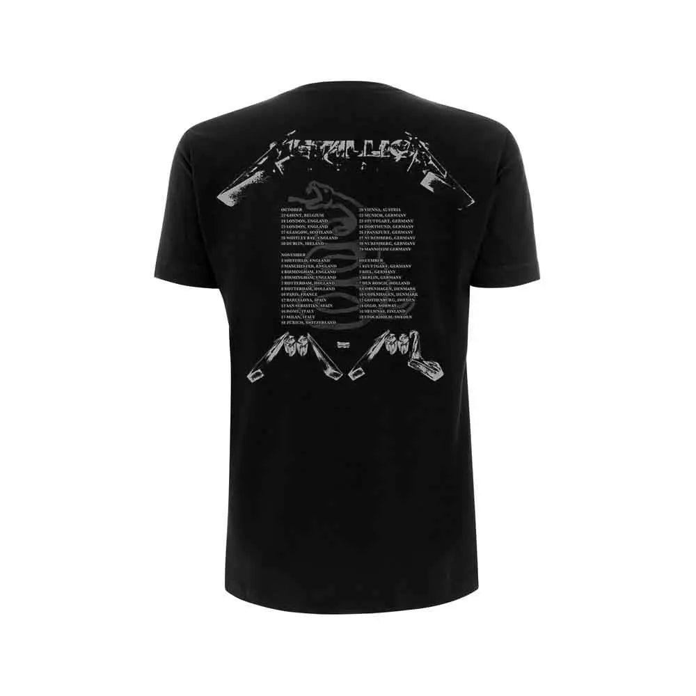 Metallica T-Shirt 4 Faces (Back Print) Ireland Vinyl