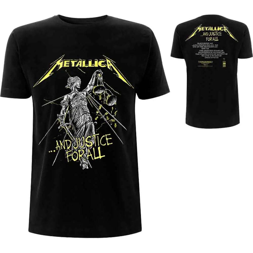 Metallica T-Shirt And Justice For All Tracks (Back Print) Ireland Vinyl
