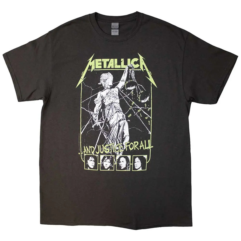 Metallica T-Shirt Justice Faces Ireland Vinyl