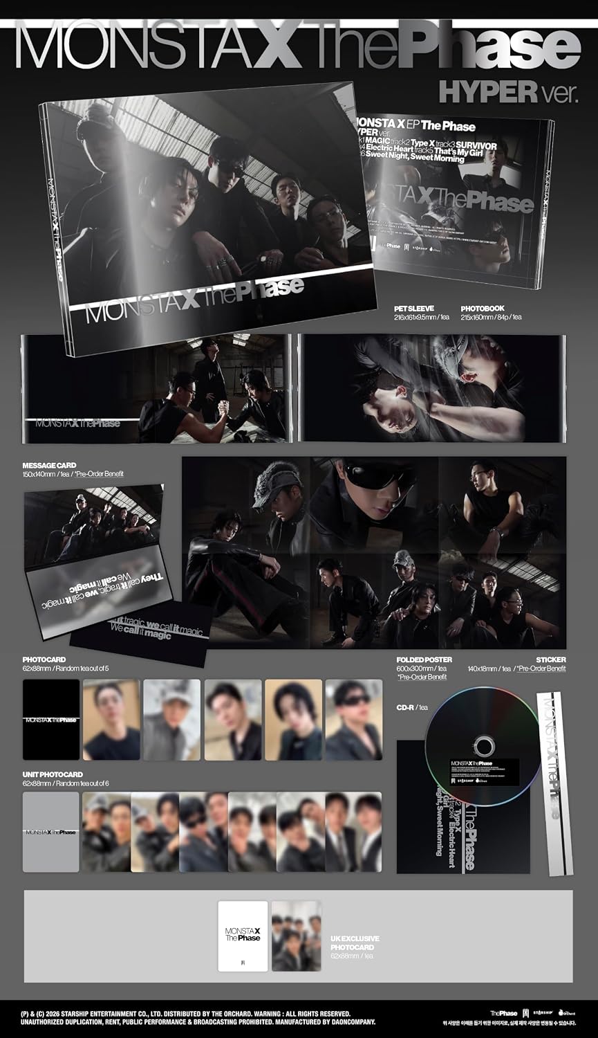 Monsta X The Phase (Hyper Ver)